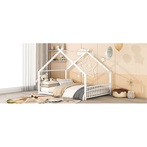 Full Size Metal Household Bed