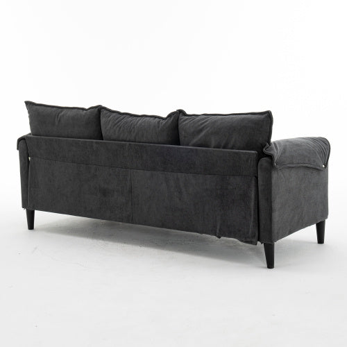 Convertible Combination Sofa Sofa L-Shaped Sofa With Footstools With Storage, Beige Sofa For Living Room  Living Room Bedroom Office Small Space 3-Seater Combination Sofa Beige